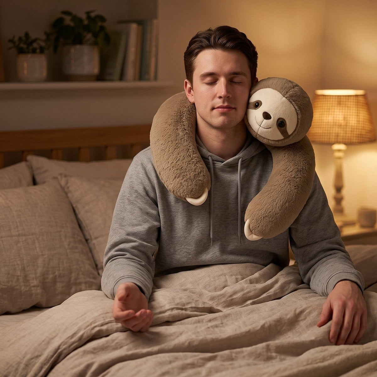 CALMIO™ Peluche lestée anti-stress apaisante - sommeil & relaxation enfant adulte - GamLight