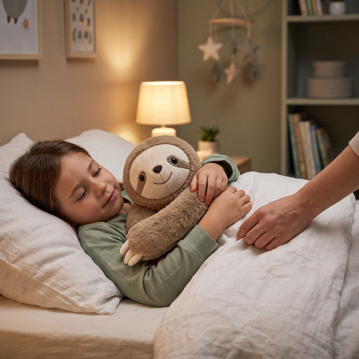 CALMIO™ Peluche lestée anti-stress apaisante - sommeil & relaxation enfant adulte - GamLight