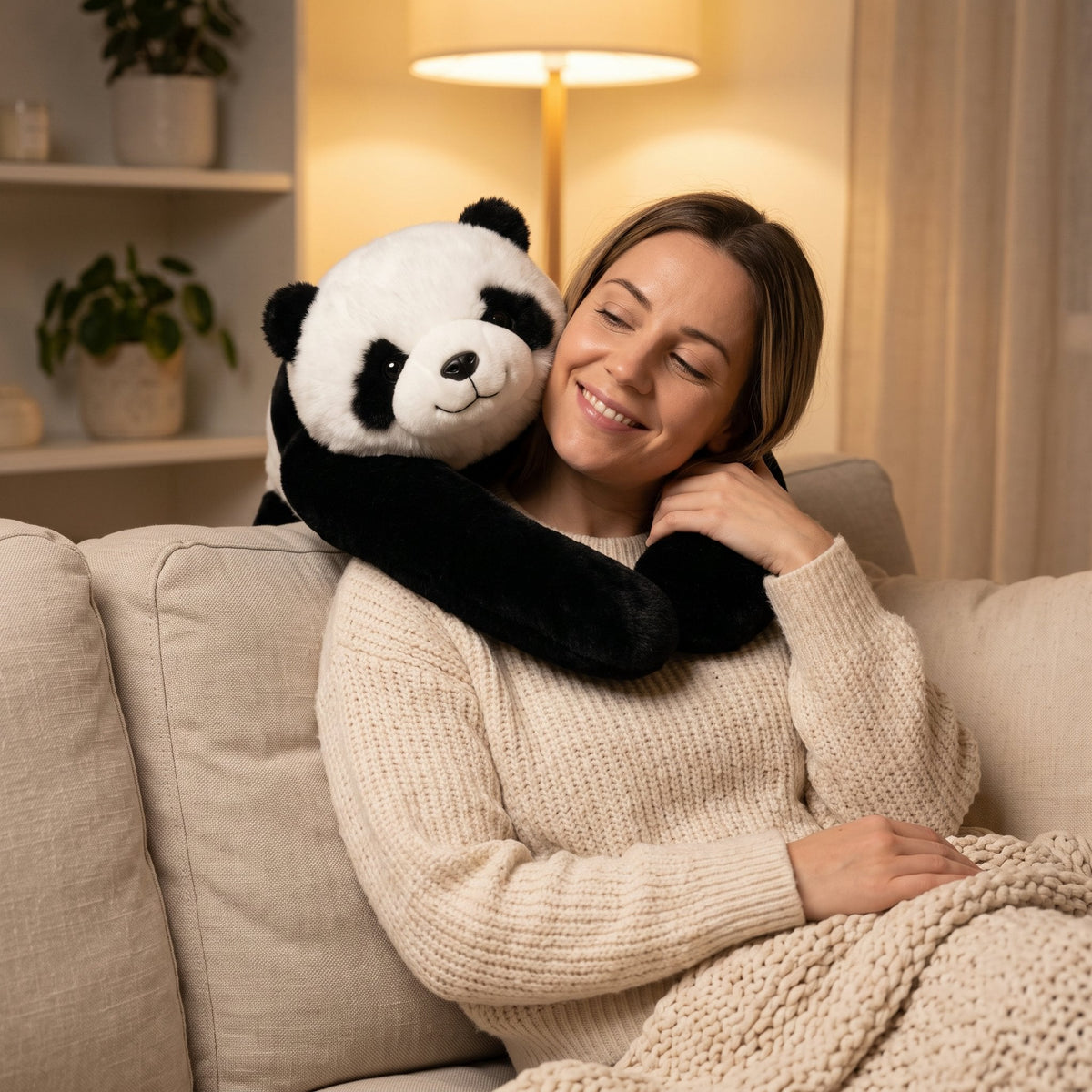 CALMIO™ Peluche lestée anti-stress apaisante - sommeil & relaxation enfant adulte - GamLight