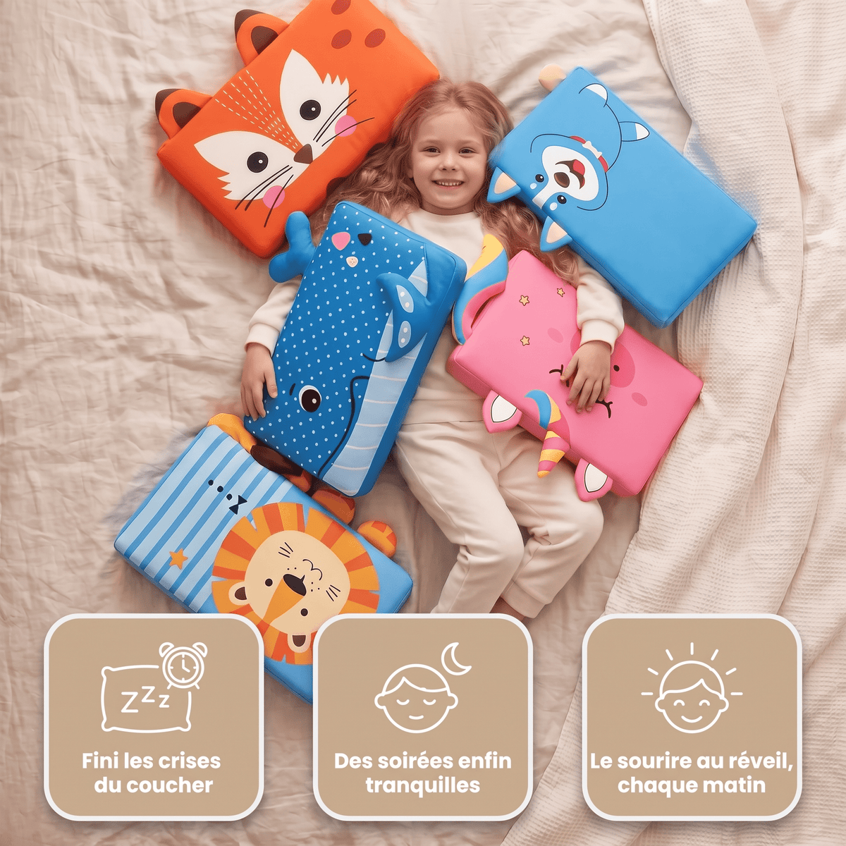 Cozio - Oreiller pour Enfants - GamLight