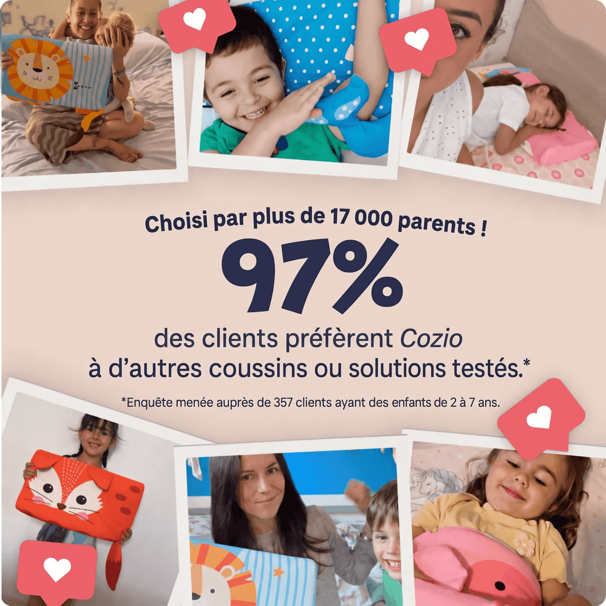 Cozio - Oreiller pour Enfants - GamLight